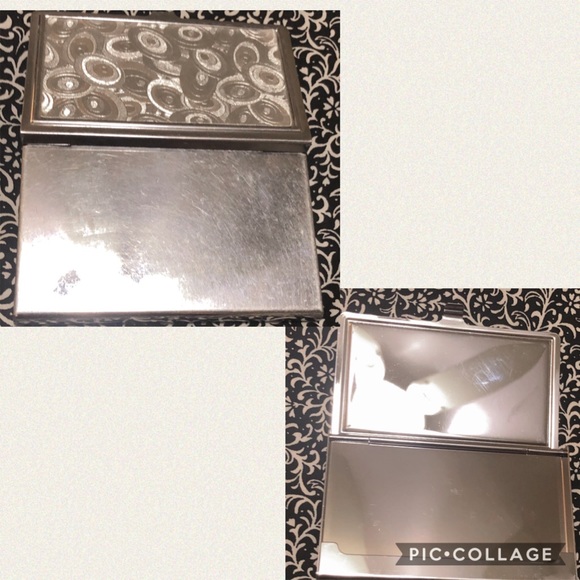 Silver Standard Business Card Holder Swirl - Picture 6 of 6